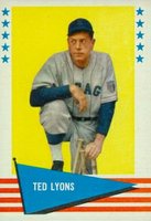1961 Fleer #122 Ted Lyons Baseball Card