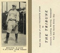 1916 Altoona Tribune #94 Bennie Kauff Baseball Card