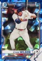 2021 Bowman Draft Chrome Sapphire Edition #BDC140 Ethan Wilson Baseball Card