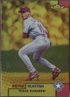 1999 Finest #68 Royce Clayton Gold Refractor Baseball Card