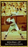 1969 Nabisco Team Flakes # Willie Mays Hand Cut Baseball Card