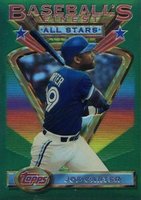 1993 Finest #94 Joe Carter Refractor Baseball Card