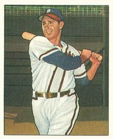 1950 Bowman #164 Sibby Sisti Baseball Card