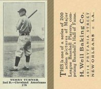 1916 Weil Baking Co. #176 Terry Turner Baseball Card