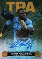 2024 Topps City to City Autographs #C2CRA Randy Arozarena Gold Baseball Card