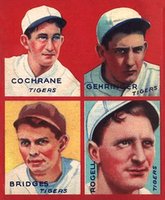 1935 Goudey 4-in-1 # Bridges/Cochrane/Gehringer/Rogell Baseball Card