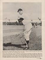 1966 New York Yankees Tri-Fold #8 Mickey Mantle Baseball Card