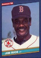 1986 Donruss #213 Jim Rice Baseball Card