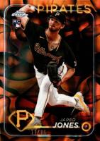 2024 Topps Chrome Update #USC143 Jared Jones Orange/Black Lava Lamp Baseball Card