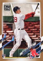 2021 Topps #26 Bobby Dalbec Gold Baseball Card