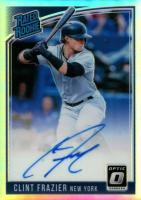 2018 Panini Donruss Optic Rated Rookie Signatures #CL Clint Frazier Holo Baseball Card