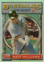 1993 Finest #25 Matt Williams Refractor Baseball Card