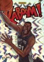2014 Panini Excalibur Kaboom #5 Tim Duncan Basketball Card