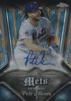2022 Topps Chrome Club Plaques Autographs #PAPA Pete Alonso Baseball Card