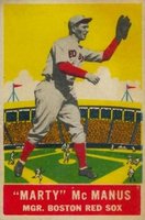 1933 DeLong #1 Marty McManus Baseball Card