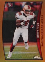 1998 Topps Chrome #38 Jerry Rice Refractor Football Card
