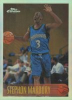 1996 Topps Chrome #177 Stephon Marbury Refractor Basketball Card