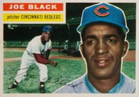 1956 Topps #178 Joe Black Gray Back Baseball Card