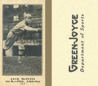 1916 Green-Joyce #117 Jack McInnis Baseball Card