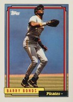 1992 Topps #380 Barry Bonds Baseball Card