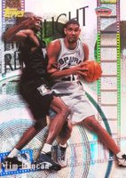 1999 Topps Highlight Reels #HR10 Tim Duncan Basketball Card