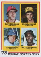 1978 Topps #705 Rookie Outfielders Baseball Card