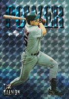 1997 Finest Embossed #144 Tim Salmon Refractor Baseball Card