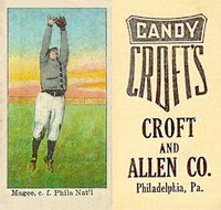 1909 Croft's Candy # Sherry Magee Baseball Card
