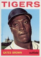 1964 Topps #471 Gates Brown Baseball Card