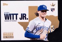 2022 Topps X Bobby Witt Jr. Crown Collection Bigger in Texas Die-Cut #BIT5 Bobby Witt Jr. Baseball Card