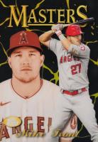2021 Topps Finest 1997 Finest Masters #97FMMT Mike Trout Kintsukuroi Black/Gold Refractor Baseball Card