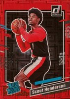 2023 Panini Donruss #250 Scoot Henderson Red Choice Basketball Card