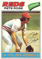1977 Topps #450 Pete Rose Baseball Card