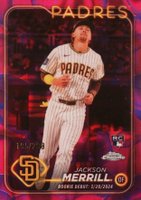 2024 Topps Chrome Update #USC57 Jackson Merrill Magenta/Purple Lava Lamp Baseball Card