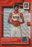 2022 Panini Donruss Optic #249 Shaedon Sharpe Red Wave Basketball Card