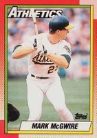 1990 Topps Tiffany #690 Mark McGwire Baseball Card