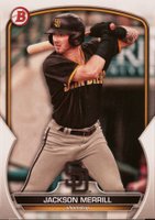 2023 Bowman Draft #BD157 Jackson Merrill Baseball Card