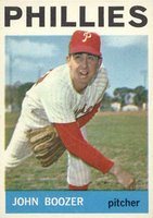 1964 Topps #16 John Boozer Baseball Card