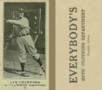 1916 Everybody's #41 Sam Crawford Baseball Card