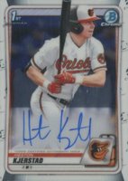 2020 Bowman Draft Chrome Draft Picks Autographs #CDAHK Heston Kjerstad Baseball Card