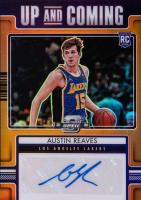 2021 Panini Contenders Optic Up and Coming Autographs #UCAARV Austin Reaves Orange Basketball Card
