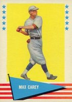 1961 Fleer #12 Max Carey Baseball Card