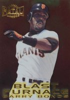 1997 Metal Universe Blast Furnace #3 Barry Bonds Baseball Card