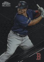 2020 Topps Chrome Black #87 Rafael Devers Baseball Card