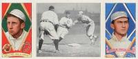 1912 Hassan Triple Folders # Baker gets his Man Baker/Collins Baseball Card