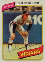 1980 Topps #429 Duane Kuiper Baseball Card