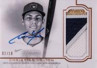 2020 Topps Dynasty Autographed Patch #CY1 Christian Yelich Baseball Card