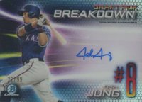 2019 Bowman Draft Chrome Draft Pick Breakdown Autographs #JJ Josh Jung Baseball Card