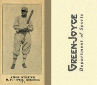 1916 Green-Joyce #171 Amos Strunk Baseball Card