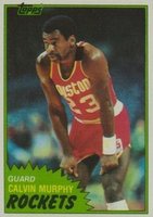 1981 Topps #15 Calvin Murphy Basketball Card